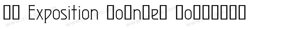 JM Exposition Rounded Bold字体转换